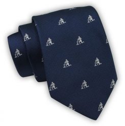 Krawat Alties (7 cm) - Znaki Zodiaku: WODNIK. Niebieskie krawaty i muchy Alties, bez wzorów, z tkaniny. Za 49.00 zł.