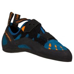 Buty wspinaczkowe Tarantula. Czarne buty turystyczne La Sportiva, bez wzorów, z gumy, bez zapięcia, na fitness i siłownię. Za 479.99 zł.