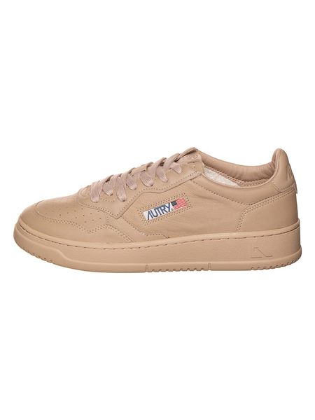 AUTRY Skórzane sneakersy "Medalist" w kolorze beżowym rozmiar: 40. Brązowe buty sportowe casual AUTRY, bez wzorów, bez zapięcia. Za 525.86 zł.