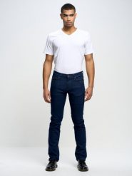 Jeansy męskie dopasowane granatowe Terry 556. Niebieskie jeansy BIG STAR, l, z obniżonym stanem. Za 329.99 zł.