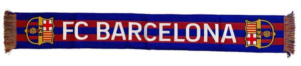 Szalik Barcelona - oficjalny licencjonowany. Czerwone szaliki FC Barcelona, bez wzorów. Za 92.90 zł.