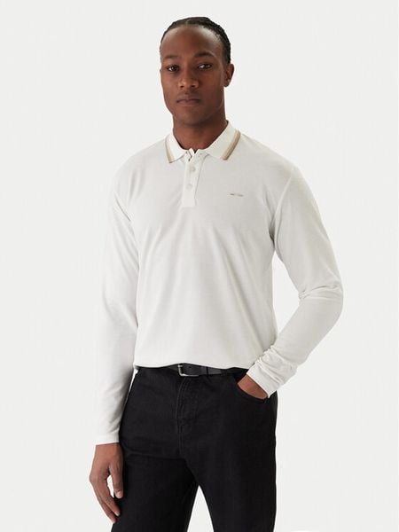Jack & Jones Polo Blualves 12287520 Biały Regular Fit. Białe koszulki polo Jack & Jones, m, bez wzorów, z bawełny, bez kołnierzyka, bez ramiączek. Za 79.99 zł.