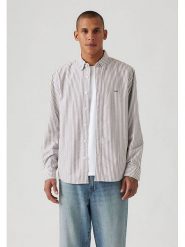 Levi´s Koszula - Relaxed fit - w kolorze biało-antracytowym rozmiar: M. Białe koszule m, bez wzorów, z bawełny, bez kołnierzyka, bez ramiączek. Za 113.63 zł.