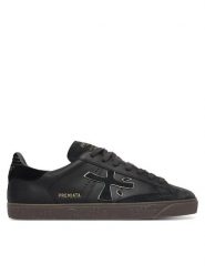 Premiata Sneakersy Steven Var 8484 Czarny. Czarne buty sportowe casual Premiata, bez wzorów, ze skóry, bez zapięcia. Za 1,389.00 zł.