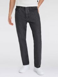 HUGO Dżinsy "Jonah" - Regular fit - w kolorze ciemnoszarym rozmiar: W29/L32. Szare jeansy Hugo, l. Za 165.31 zł.