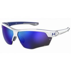 Okulary przeciwsłoneczne Under Armour Yard Dual S3. Białe okulary przeciwsłoneczne Under Armour, prostokątne. Za 479.99 zł.