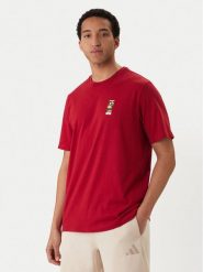 Adidas T-Shirt Memories Of Sport Poster Graphic KB2508 Czerwony Regular Fit. Czerwone t-shirty sportowe Adidas, bez wzorów, z bawełny, bez ramiączek. Za 129.99 zł.