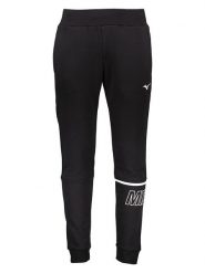 Mizuno Spodnie dresowe w kolorze czarnym rozmiar: S. Czarne spodnie treningowe długie Mizuno, s, bez wzorów, z dresówki. Za 83.42 zł.