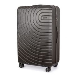 Walizka podróżna średnia ABS SOLIER AVENTOR STL1064 DARK GREY 24" M. Szare walizki bez wzorów, średnie. Za 146.99 zł.