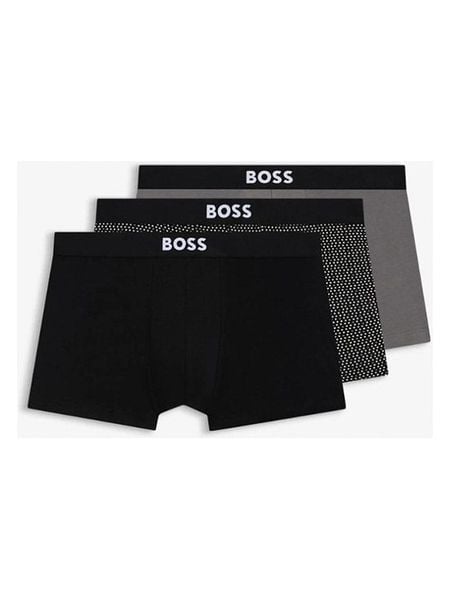 Hugo Boss Underwear Bokserki (3 pary) w kolorze czarnym i szarym rozmiar: M. Czarne bokserki Hugo Boss Underwear, m, bez wzorów. Za 184.95 zł.