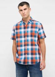 Męska koszula Mustang Style Berkeley Multi Big Vichy Check 1016471 12736. Koszule Mustang, l, bez wzorów, bez kołnierzyka, bez ramiączek. Za 149.99 zł.