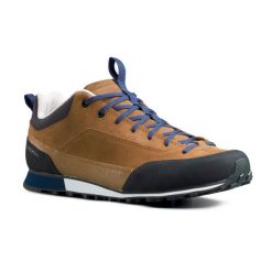 Buty turystyczne męskie Arpenaz 500 Revival. Brązowe buty trekkingowe QUECHUA, bez wzorów, z kauczuku, bez zapięcia, trekkingowe. Za 199.99 zł.