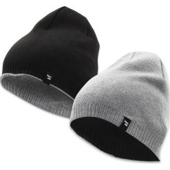 Czapka Dwustronna, Popielato-Czarna Ciepła, Jesienno-Zimowa, Beanie -Pako Jeans. Szare czapki zimowe Pako Jeans, bez wzorów, z dzianiny. Za 49.00 zł.