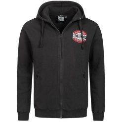 Bluza z kapturem i zamkiem błyskawicznym Benlee Kings. Czarne bluzy z kapturem Benlee, m, bez wzorów, z bawełny, z kapturem. Za 144.77 zł.