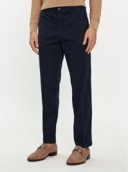 Boss Chinosy Kane-L 50497787 Granatowy Regular Fit. Niebieskie eleganckie spodnie Boss, l, z bawełny. Za 649.99 zł.
