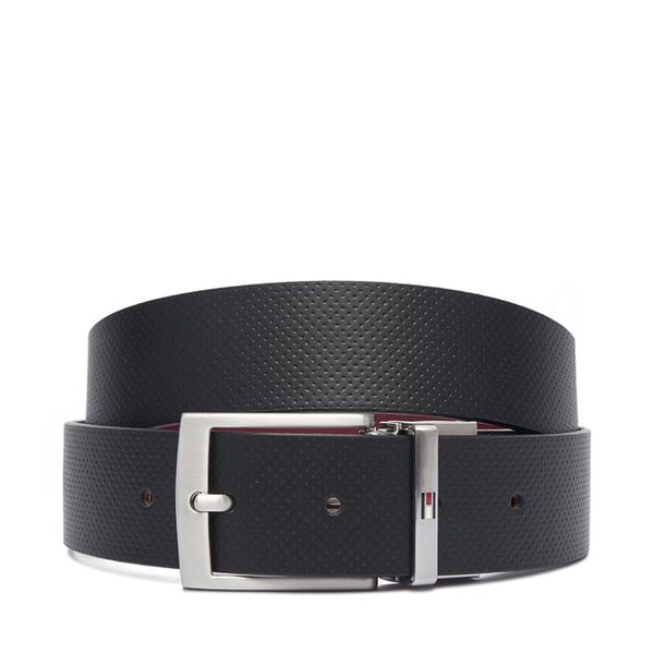 Pasek Tommy Hilfiger. Czarne paski Tommy Hilfiger, bez wzorów. Za 269.99 zł.