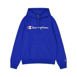 Męska Bluza Z Kapturem. Niebieskie bluzy z kapturem Champion, m, bez wzorów, z kapturem. Za 325.99 zł.
