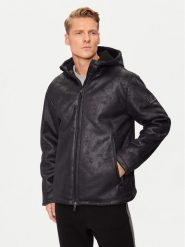 EA7 Emporio Armani Kurtka z imitacji skóry 6DPBA5 PN54Z 1200 Czarny Regular Fit. Czarne kurtki EA7 Emporio Armani, m, bez wzorów, ze skóry, bez kaptura. Za 649.99 zł.