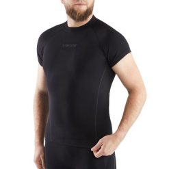 Koszulka termoaktywana męska Viking Eiger. Czarne bielizna termoaktywna Viking, na zimę, m, z aplikacjami, z dzianiny, bez ramiączek, na fitness i siłownię. Za 69.90 zł.