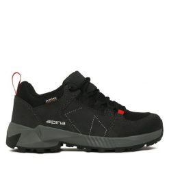 Trekkingi Alpina. Czarne buty trekkingowe Alpina, bez wzorów, bez zapięcia. Za 289.99 zł.
