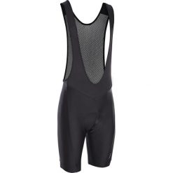 Spodenki rowerowe Btwin RC100 na szelkach. Czarne spodenki rowerowe VAN RYSEL, m, bez wzorów, z tworzywa sztucznego, rowerowe. Za 139.99 zł.