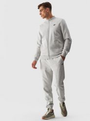 4F Spodnie dresowe joggery męskie - szare 3XL. Szare joggery i bojówki 4F, na co dzień, m, bez wzorów, z bawełny, sportowe. W wyprzedaży za 99.99 zł.