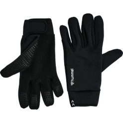 Rękawiczki sportowe dla dorosłych Hummel Warm Player Glove. Czarne rękawiczki Hummel, bez wzorów. Za 100.50 zł.