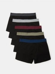 Bokserki classic 5 pack - czarny. Czarne bokserki Sinsay, l, bez wzorów. Za 49.99 zł.