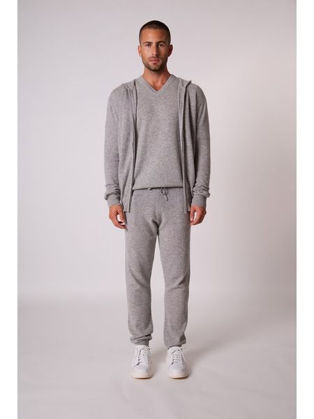 Perfect Cashmere Kaszmirowy kardigan w kolorze szarym rozmiar: XXL. Szare swetry rozpinane Perfect Cashmere, xxl, bez wzorów, z kaszmiru, bez kołnierzyka, bez ramiączek. Za 456.99 zł.