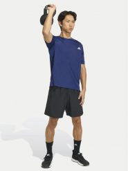Adidas Koszulka techniczna Workout Essentials Base KD5457 Granatowy Regular Fit. Niebieskie t-shirty sportowe Adidas, bez wzorów, z syntetyku, bez ramiączek, na fitness i siłownię. Za 99.99 zł.