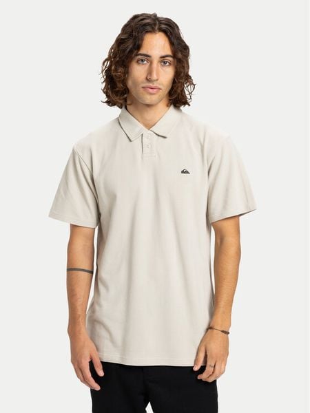 Quiksilver Polo Mw Pique Polo EQYKT04392 Beżowy Regular Fit. Brązowe koszulki polo Quiksilver, m, bez wzorów, z bawełny, bez kołnierzyka, bez ramiączek. Za 61.99 zł.