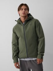 4F Kurtka zimowa membrana 5000 męska - khaki XL. Zielone kurtki 4F, na zimę, m, bez wzorów, bez kaptura. Za 349.99 zł.