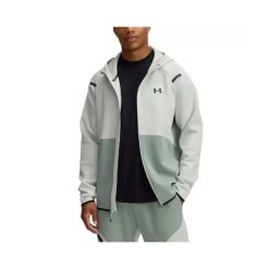 Bluza z kapturem i zamkiem błyskawicznym Under Armour Unstoppable Fleece. Zielone bluzy z kapturem Under Armour, xs, bez wzorów, z materiału, z kapturem. Za 467.90 zł.