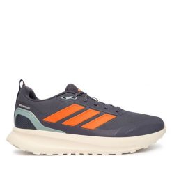 Buty do biegania adidas. Szare buty do biegania Adidas, bez wzorów, bez zapięcia, do biegania. Za 259.99 zł.