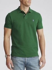 Ralph Lauren Underwear Koszulka polo w kolorze zielonym rozmiar: XL. Zielone koszulki polo Ralph Lauren Underwear, xl, bez wzorów, z bawełny, bez kołnierzyka, bez ramiączek. Za 402.53 zł.