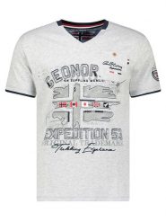 Geographical Norway Koszulka w kolorze szarym rozmiar: S. Szare bezrękawniki Geographical Norway, s, bez wzorów, z bawełny, bez kołnierzyka, bez ramiączek. Za 48.50 zł.