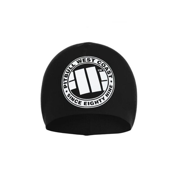 Czapka męska Pitbull Big Logo. Czarne czapki zimowe PITBULL, bez wzorów. Za 49.00 zł.