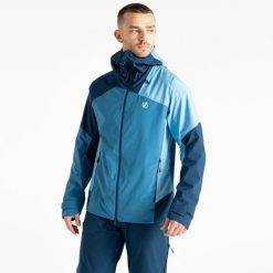 Kurtka turystyczna męska Endurance. Niebieskie kurtki narciarskie i snowboardowe Dare 2B, m, bez wzorów, z materiału, narciarskie. W wyprzedaży za 729.99 zł.