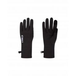 Rękawiczki sportowe na zimę z wełną merino unisex czarne Core Run CEP. Czarne rękawiczki CEP, na zimę, bez wzorów, z bawełny. Za 119.00 zł.