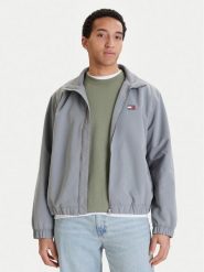 Tommy Jeans Kurtka przejściowa Essential DM0DM22720 Szary Regular Fit. Szare kurtki Tommy Jeans, l, bez wzorów, z jeansu, bez kaptura. Za 529.99 zł.