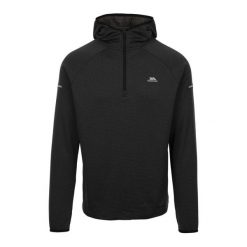 Trespass Montgo - Męska aktywna bluza z kapturem w kolorze czarnym. Czarne bluzy z kapturem Trespass, na zimę, m, bez wzorów, z kapturem. Za 305.99 zł.