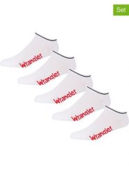 Wrangler Skarpety (5 par) "Tennent" w kolorze białym rozmiar: 43-46. Białe skarpety Wrangler, bez wzorów. Za 41.69 zł.