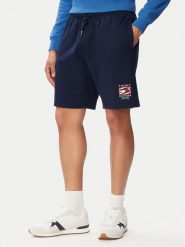 Tommy Hilfiger Szorty sportowe Rwb MW0MW43384 Granatowy Regular Fit. Niebieskie krótkie spodenki sportowe Tommy Hilfiger, m, bez wzorów, z bawełny. Za 369.99 zł.