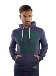 Superdry Bluza w kolorze granatowym rozmiar: XXL. Niebieskie bluzy Superdry, xxl, bez wzorów, z bawełny, z kapturem. Za 158.47 zł.