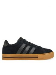 Adidas Sneakersy Daily 4.0 JH6930 Czarny. Czarne buty sportowe casual Adidas, bez wzorów, ze skóry, bez zapięcia. Za 299.99 zł.
