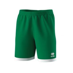 Szorty Errea Barney. Zielone krótkie spodenki sportowe ERREA, l, z aplikacjami, z materiału. Za 139.50 zł.