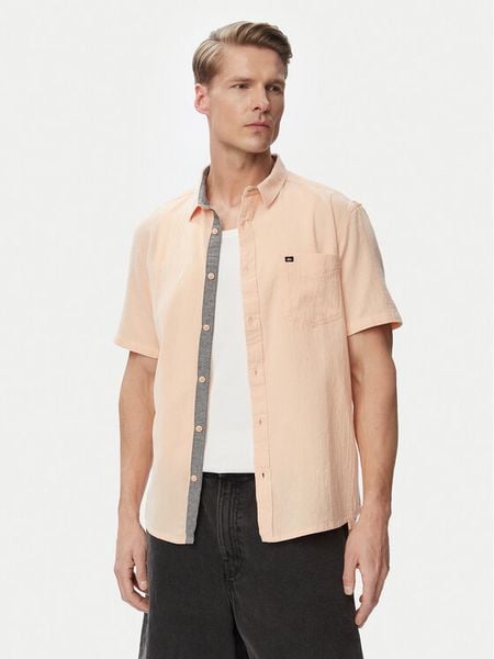 Quiksilver Koszula Time Box EQYWT04622 Pomarańczowy Regular Fit. Brązowe koszule Quiksilver, l, bez wzorów, z bawełny, bez kołnierzyka, bez ramiączek. Za 189.99 zł.