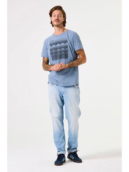 Garcia Koszulka w kolorze błękitnym rozmiar: L. Niebieskie bezrękawniki Garcia, l, bez wzorów, bez kołnierzyka, bez ramiączek. Za 79.03 zł.