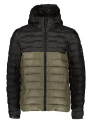 Superdry Kurtka pikowana w kolorze czarno-oliwkowym rozmiar: XXL. Brązowe kurtki Superdry, xxl, z aplikacjami, bez kaptura. Za 368.45 zł.