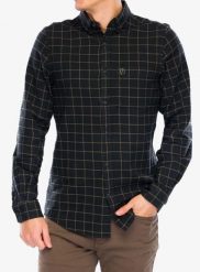 Koszula turystyczna męska Fjallraven Ovik Flannel Shirt. Szare koszule Fjällräven, m, bez wzorów, z bawełny, bez kołnierzyka, bez ramiączek. Za 401.49 zł.